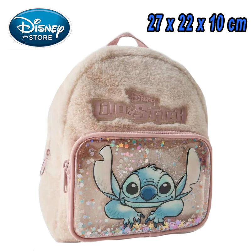 Mochila de Pelúcia Disney Stitch ORIGINAL• 1PC Mochila Pequena + FRETE GRÁTIS