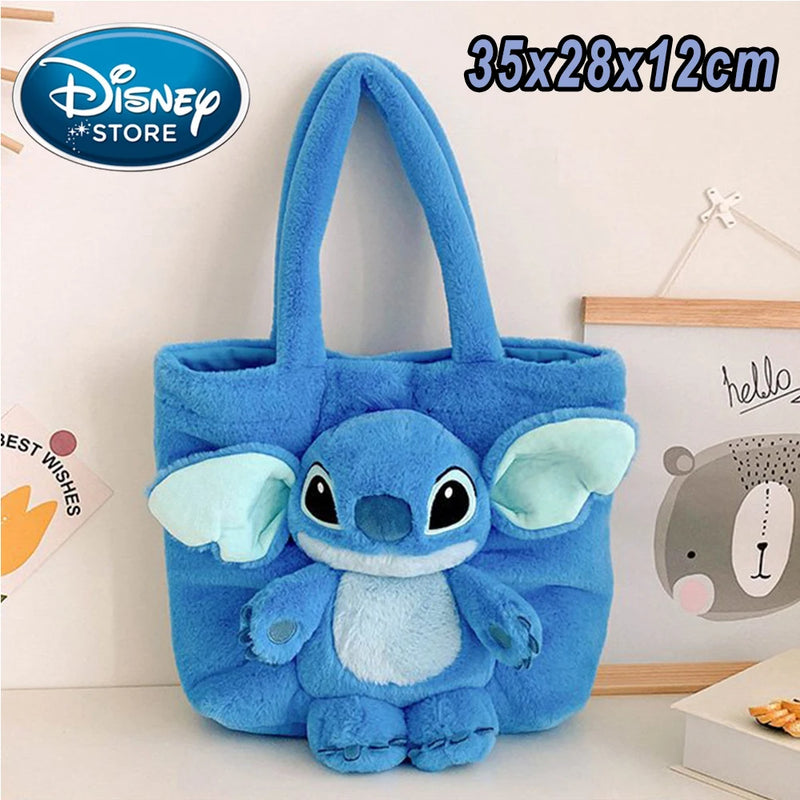 Mochila de Pelúcia Disney Stitch ORIGINAL• 1PC Mochila Pequena + FRETE GRÁTIS