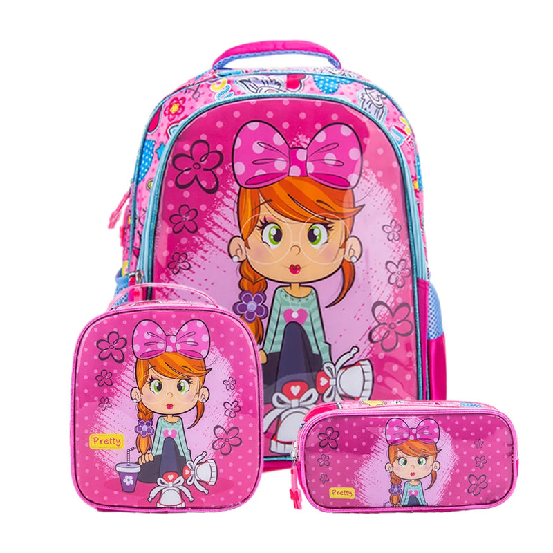 Kit 3PCS Mochilas Femininas • FRETE GRÁTIS