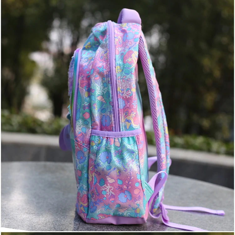 Mochila Premium Pequena Sereia Disney ORIGINAL • GRANDE + FRETE GRÁTIS