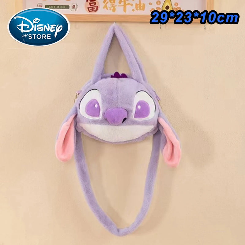 Mochila de Pelúcia Disney Stitch ORIGINAL• 1PC Mochila Pequena + FRETE GRÁTIS