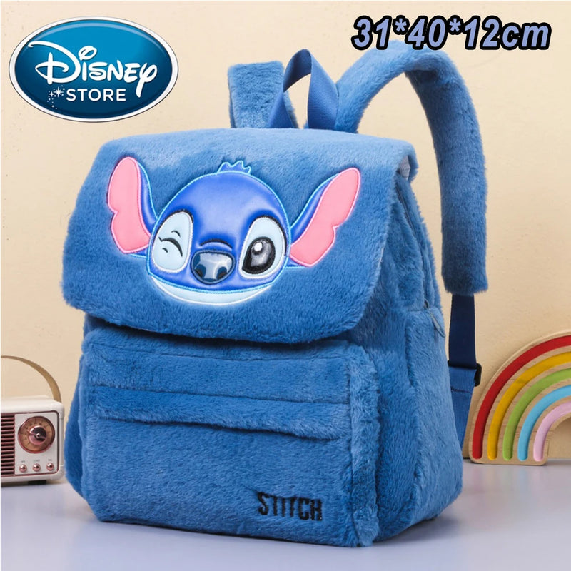 Mochila de Pelúcia Disney Stitch ORIGINAL• 1PC Mochila Pequena + FRETE GRÁTIS