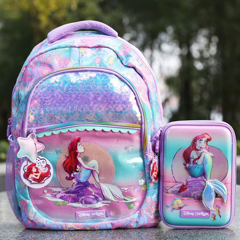 Mochila Premium Pequena Sereia Disney ORIGINAL • GRANDE + FRETE GRÁTIS