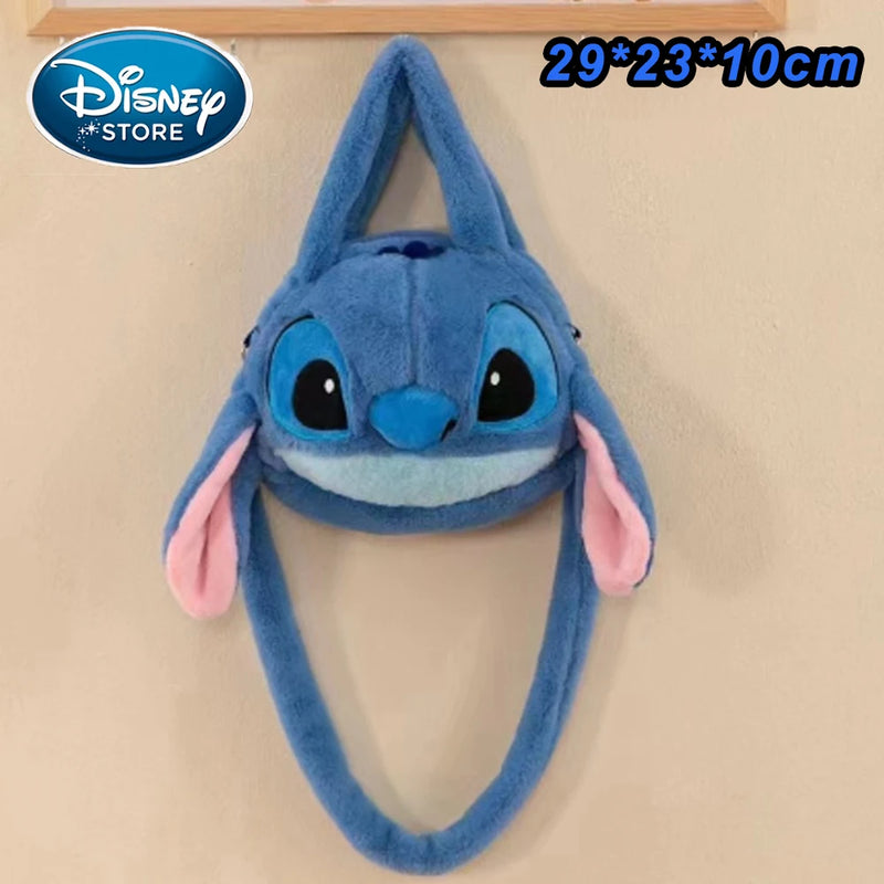 Mochila de Pelúcia Disney Stitch ORIGINAL• 1PC Mochila Pequena + FRETE GRÁTIS