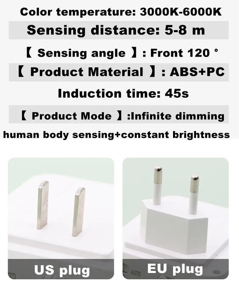 LumiSafe - Luz Noturna LED com Sensor de Movimento