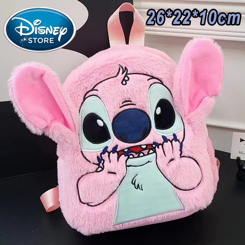 Mochila de Pelúcia Disney Stitch ORIGINAL• 1PC Mochila Pequena + FRETE GRÁTIS