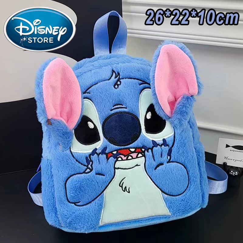 Mochila de Pelúcia Disney Stitch ORIGINAL• 1PC Mochila Pequena + FRETE GRÁTIS