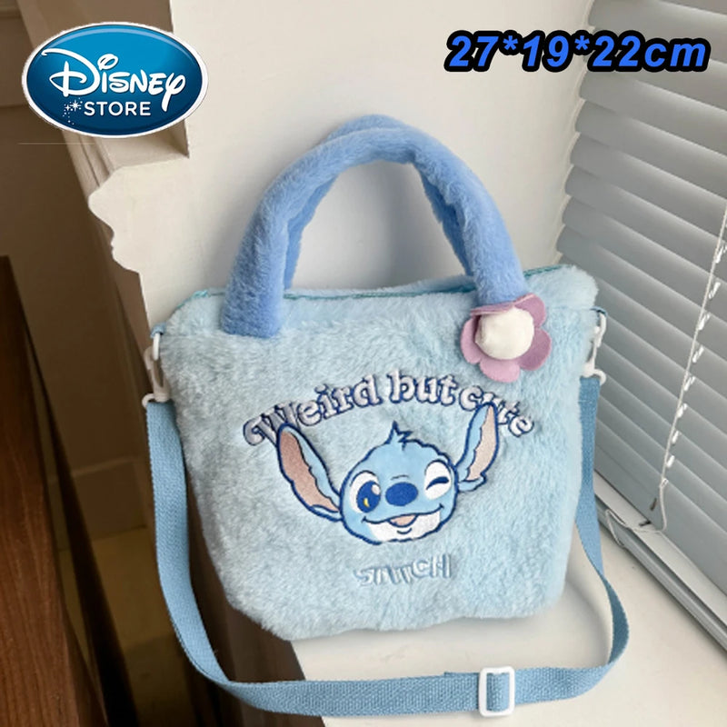 Mochila de Pelúcia Disney Stitch ORIGINAL• 1PC Mochila Pequena + FRETE GRÁTIS