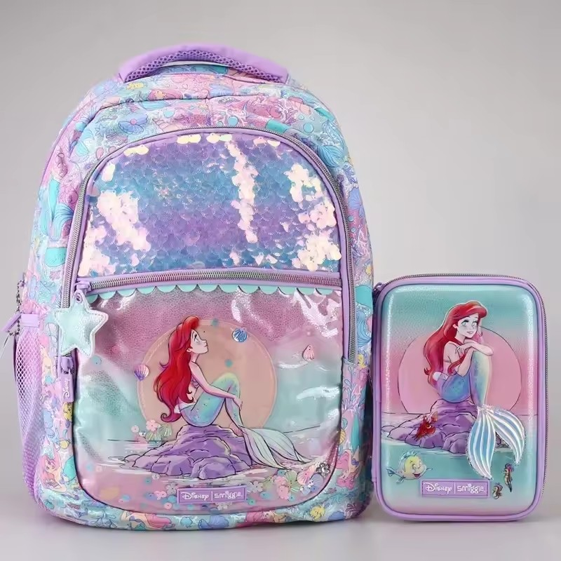 Mochila Premium Pequena Sereia Disney ORIGINAL • GRANDE + FRETE GRÁTIS